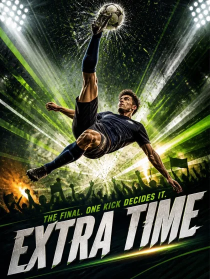 Poster for EXTRA TIME, an original sports drama